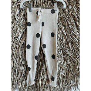 Zara Polka dot waffle Leggings